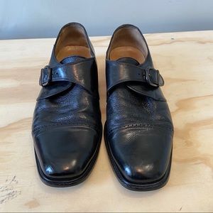 VITO RUFOLO Italian Leather Monk Strap Shoes